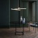 Люстра на штанге Maytoni MOD106CL-L40G3K Axis светодиодная 3xLED 40W
