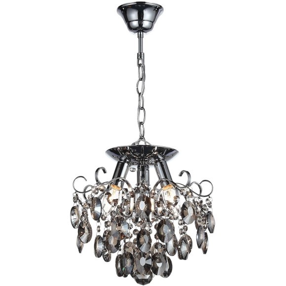 SL846.102.03 Люстра подвесная ST-Luce Темный хром/Тонированный черный E14 3*40W ORECCHINI