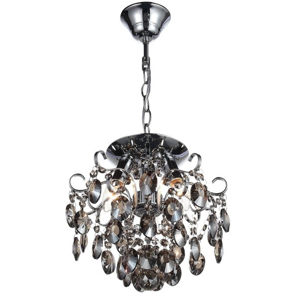 SL846.102.03 Люстра подвесная ST-Luce Темный хром/Тонированный черный E14 3*40W ORECCHINI