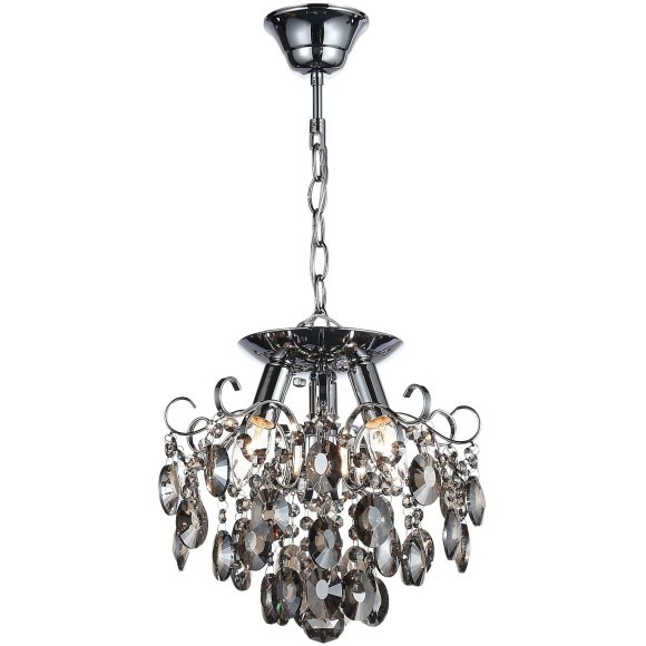 SL846.102.03 Люстра подвесная ST-Luce Темный хром/Тонированный черный E14 3*40W ORECCHINI