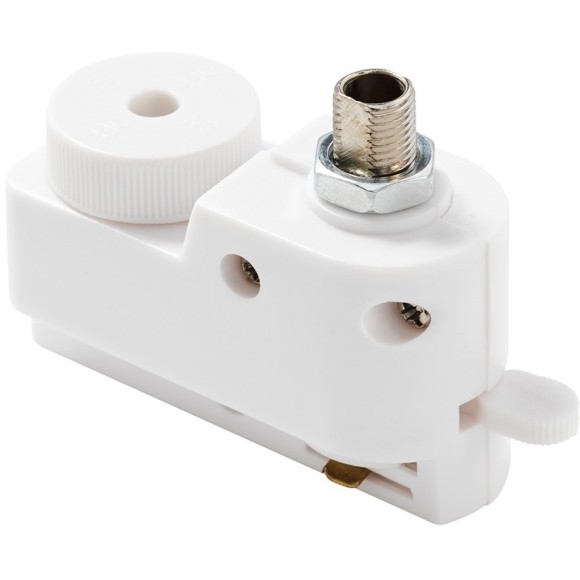 Адаптер для уст. любого подвесного светильника на однофазные шинопроводы Crystal Lux CLT 0.212 01 WH