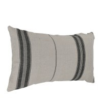 420115 BETAMPONA Декоративная подушка L600 B350 лен/хлопок светло-серый/темно-коричневый полиэстер