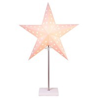 233-06 STAR DOT LEO Светильник с выключателем, 1xE14, 25Вт, дерево, бумага