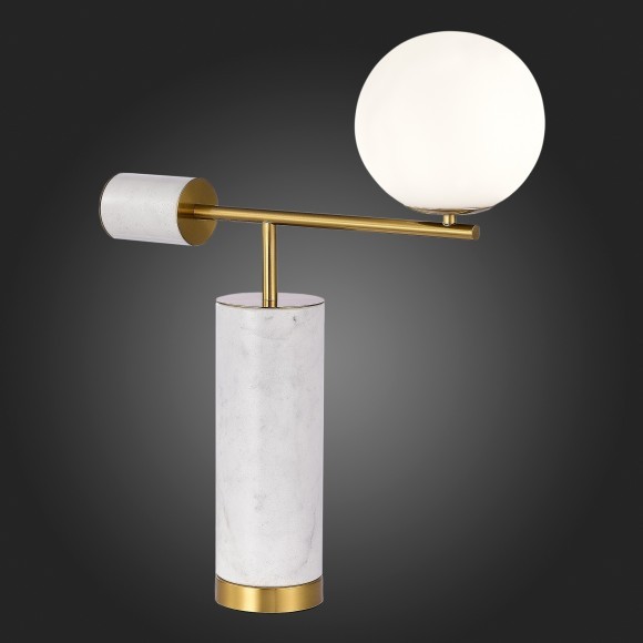 SL1008.504.01 Прикроватная лампа ST-Luce Латунь,Белый/Белый G9 1*5W DANESE SL1008.504.01 Прикроватная лампа ST-Luce Латунь,Белый/Белый G9 1*5W DANESE