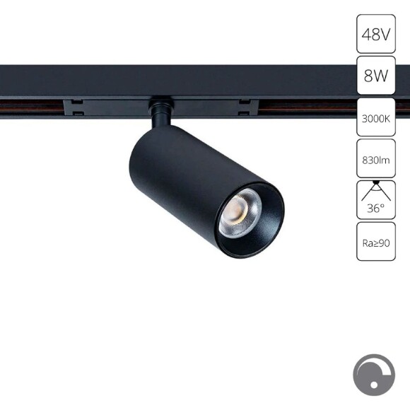 Магнитный трековый светильник LED 3000K 830Lm Arte Lamp OPTIMA 0.1-10V A7490PL-1BK Магнитный трековый светильник LED 3000K 830Lm Arte Lamp OPTIMA 0.1-10V A7490PL-1BK