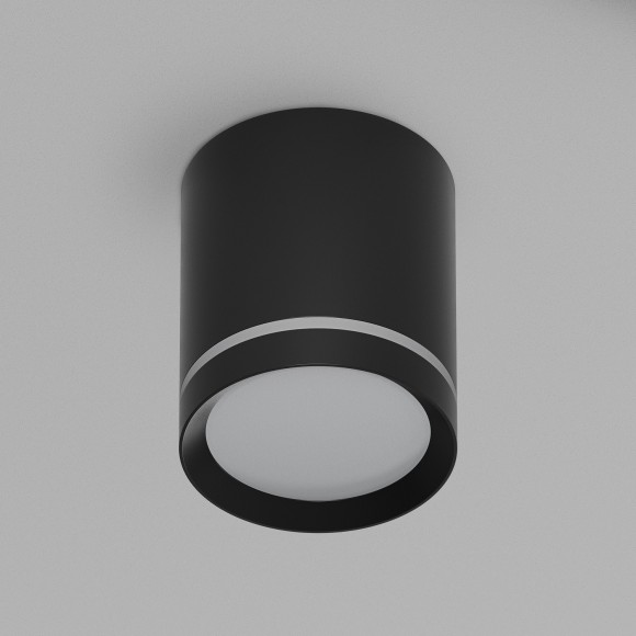 DK4016-BK Светильник накладной IP 20, 5 Вт, LED 3000, черный, алюминий/акрил