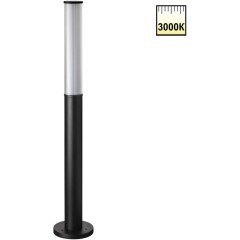 Novotech FLUO 359985 Современный ландшафтный уличный LED светильник столб для дорожек с мягким рассеянным светом, 24Вт, 1710Лм, 3000К, CRI90, угол 98°, 220В, IP65, высота 1200 мм, диаметр основания 204 мм, плафона 95 мм