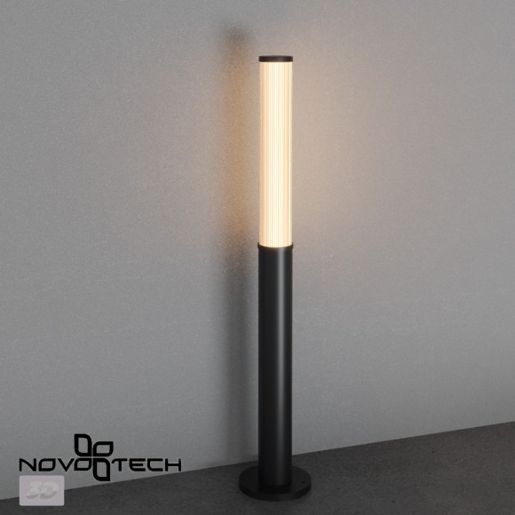 Novotech FLUO 359985 Современный ландшафтный уличный LED светильник столб для дорожек с мягким рассеянным светом, 24Вт, 1710Лм, 3000К, CRI90, угол 98°, 220В, IP65, высота 1200 мм, диаметр основания 204 мм, плафона 95 мм Novotech FLUO 359985 Современный ландшафтный уличный LED светильник столб для дорожек с мягким рассеянным светом, 24Вт, 1710Лм, 3000К, CRI90, угол 98°, 220В, IP65, высота 1200 мм, диаметр основания 204 мм, плафона 95 мм