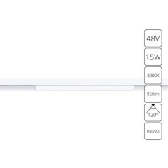 Магнитный трековый светильник Arte Lamp LINEA A4633PL-1WH Магнитный трековый светильник Arte Lamp LINEA A4633PL-1WH