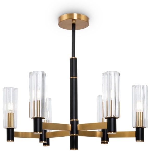 Люстра на штанге Freya FR5167PL-06BS Ambra под лампы 6xE14 40W Люстра на штанге Freya FR5167PL-06BS Ambra под лампы 6xE14 40W