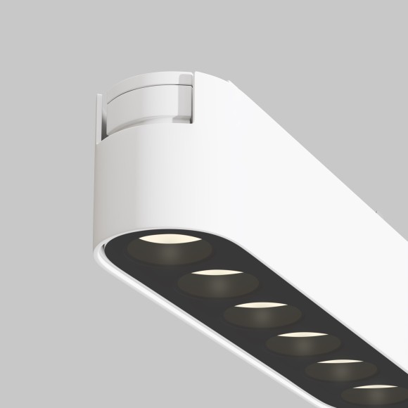 TR082-1-6W3K-M-W Трековый магнитный светодиодный светильник Maytoni Radity 48V CRI90+ 3000К 600Лм 36° 6Вт