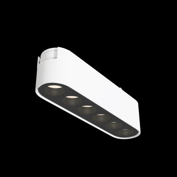 TR082-1-6W3K-M-W Трековый магнитный светодиодный светильник Maytoni Radity 48V CRI90+ 3000К 600Лм 36° 6Вт