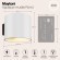 Бра Maytoni C066WL-01W Rond под лампу 1xG9 50W