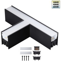 Светильник соединитель Novotech «Т» с переключ. цв. температуры IP20 LED 12W 220-240V 3000К\4000К\6000К FATTO 359611 Светильник соединитель Novotech «Т» с переключ. цв. температуры IP20 LED 12W 220-240V 3000К\4000К\6000К FATTO 359611