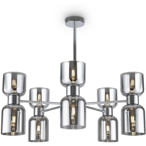 Люстра на штанге Freya FR5203PL-10CH1 Savia под лампы 10xE27 60W Люстра на штанге Freya FR5203PL-10CH1 Savia под лампы 10xE27 60W