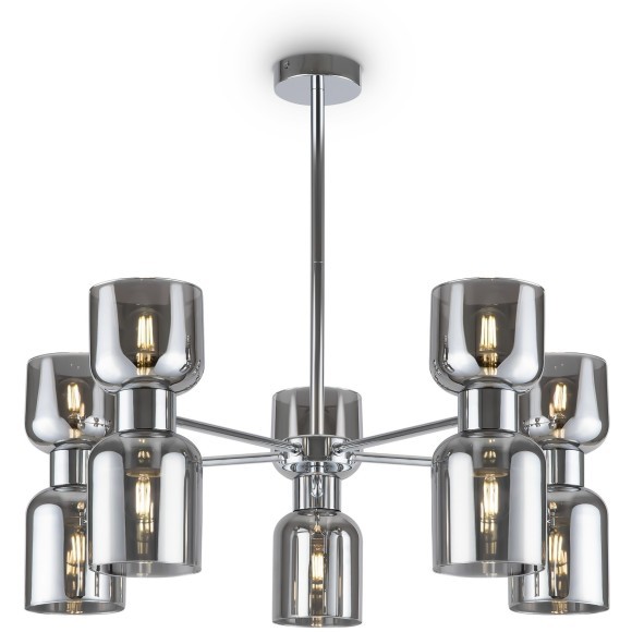 Люстра на штанге Freya FR5203PL-10CH1 Savia под лампы 10xE27 60W Люстра на штанге Freya FR5203PL-10CH1 Savia под лампы 10xE27 60W