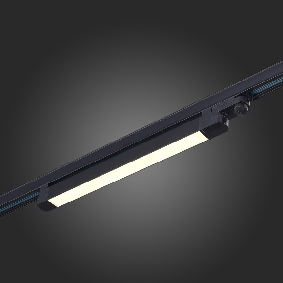 ST663.436.20 Св-к трек. Черный LED 1*20W 3000K 1 600Lm Ra90 120° IP20 L535xW33xH73 165-265V Трехфазная трековая система