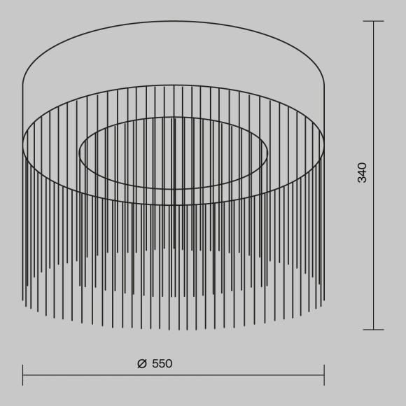 Потолочный светильник Maytoni MOD190CL-L36G3K Потолочный светильник Maytoni MOD190CL-L36G3K