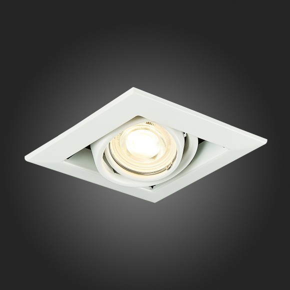 ST250.558.01 ST Luce Светильник встраиваемый, GU10,1х50W, IP20, L126xW126xH70,220V, черный, белый ST250.558.01 ST Luce Светильник встраиваемый, GU10,1х50W, IP20, L126xW126xH70,220V, черный, белый