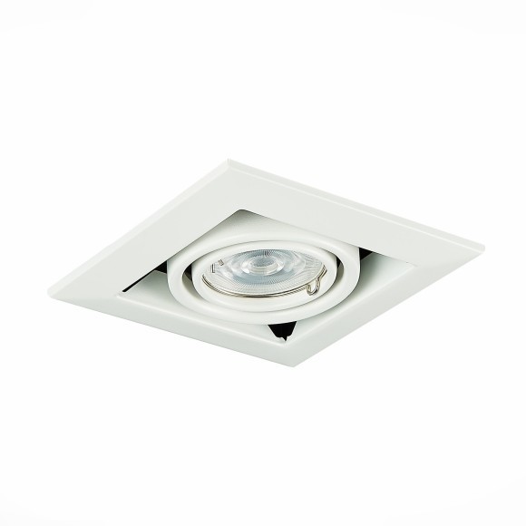 ST250.558.01 ST Luce Светильник встраиваемый, GU10,1х50W, IP20, L126xW126xH70,220V, черный, белый ST250.558.01 ST Luce Светильник встраиваемый, GU10,1х50W, IP20, L126xW126xH70,220V, черный, белый