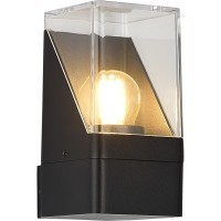 SL9016.401.01 Светильник уличный настенный с прозрачным квадратным плафоном ST-Luce E27 15W SLIDE