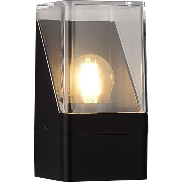 SL9016.401.01 Светильник уличный настенный с прозрачным квадратным плафоном ST-Luce E27 15W SLIDE