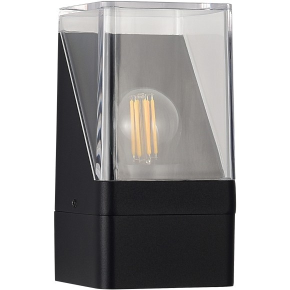 SL9016.401.01 Светильник уличный настенный с прозрачным квадратным плафоном ST-Luce E27 15W SLIDE