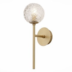 SL1152.201.01 Светильник настенный ST-Luce Золотистый/Прозрачный G9 1*5W ARCOBALINO SL1152.201.01 Светильник настенный ST-Luce Золотистый/Прозрачный G9 1*5W ARCOBALINO
