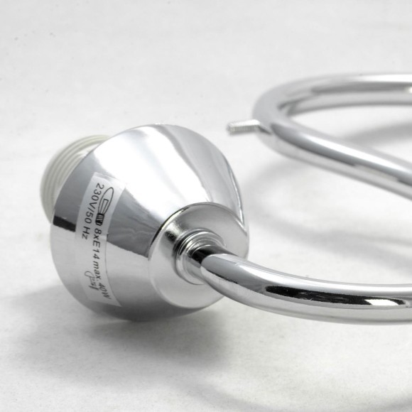 Люстра потолочная Lussole GRLSP-8085 COCHISE IP21 под лампы 8xE14 48W Люстра потолочная Lussole GRLSP-8085 COCHISE IP21 под лампы 8xE14 48W