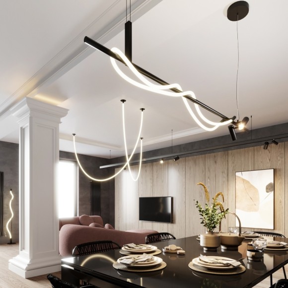 Подвесной светильник LED 40W 1580Лм 4000K Odeon Light CORDA 4391/40L Подвесной светильник LED 40W 1580Лм 4000K Odeon Light CORDA 4391/40L