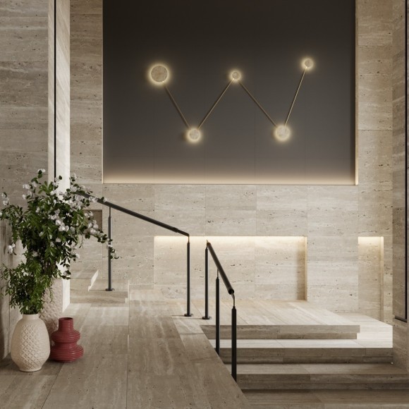 Настенный светильник LED 25W 3000K Odeon Light TRAVERTINO 6625/25WL