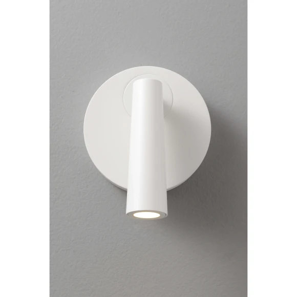 Crystal Lux CLT 233W WH 1400/589 Настенный светодиодный спот (бра) для чтения, с сенсорным выключателем на корпусе, белый матовый металл LED 3Вт 3000К 255Лм CRI95 36° IP20 220V Crystal Lux CLT 233W WH 1400/589 Настенный светодиодный спот (бра) для чтения, с сенсорным выключателем на корпусе, белый матовый металл LED 3Вт 3000К 255Лм CRI95 36° IP20 220V