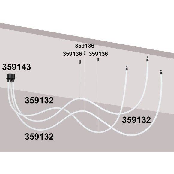 База для накладного монтажа светильников 359128-359133 RAMO 359143 База для накладного монтажа светильников 359128-359133 RAMO 359143