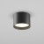 Maytoni Glare C127CL-L7W4K-B Светильник спот потолочный светодиодный накладной, 64x90мм, металл черный матовый, белый матовый антибликовый рассеиватель LED SMD2835 7Вт 4000K 390Лм CRI90 120° IP44 220V светодиоды Epistar