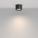 Maytoni Glare C127CL-L7W4K-B Светильник спот потолочный светодиодный накладной, 64x90мм, металл черный матовый, белый матовый антибликовый рассеиватель LED SMD2835 7Вт 4000K 390Лм CRI90 120° IP44 220V светодиоды Epistar