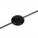 Freya Punsh FR6196FL-L11B Дизайнерский черный LED-торшер в стиле лофт с сетчатыми плафонами, черный металл, плафон белый акрил, 11 Вт, 3000К, CRI 80, 700 лм, 120°, выключатель напольный на проводе в розетку