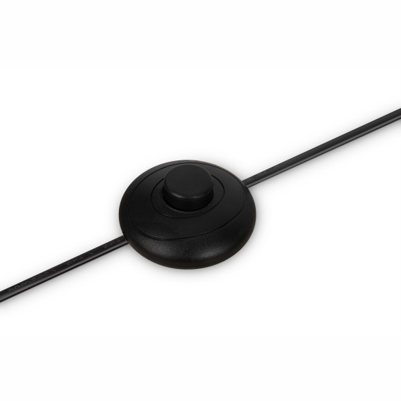 Freya Punsh FR6196FL-L11B Дизайнерский черный LED-торшер в стиле лофт с сетчатыми плафонами, черный металл, плафон белый акрил, 11 Вт, 3000К, CRI 80, 700 лм, 120°, выключатель напольный на проводе в розетку