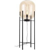 SL1050.525.01 Торшер ST-Luce Черный/Коньячный E27 1*40W (из 2-х коробок) BURASCA