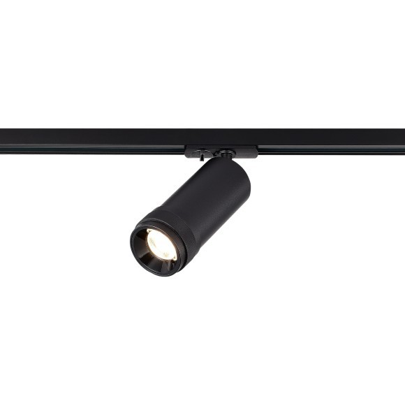 ST385.436.10 Св-к трек. Zoom Черный LED 1*10W 3000K 900Lm Ra 10-55° IP20 D55xH125 220V Однофазная трековая система