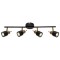 Спот потолочный Arte Lamp A1906PL-4BK ALMACH под лампы 4xGU10 50W