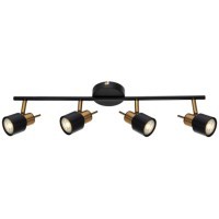 Спот потолочный Arte Lamp A1906PL-4BK ALMACH под лампы 4xGU10 50W