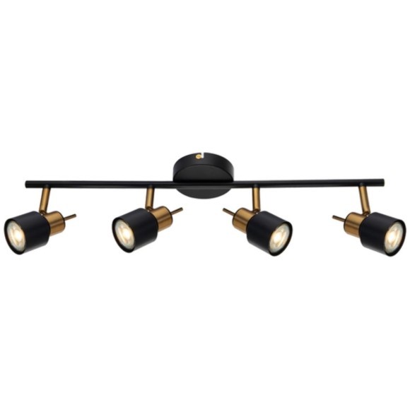 Спот потолочный Arte Lamp A1906PL-4BK ALMACH под лампы 4xGU10 50W