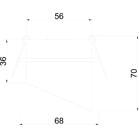 Встраиваемый светильник Maytoni DL044-01-GU10-B L IPari под лампу 1xGU10 35W