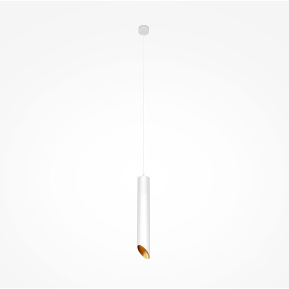 Подвесной светильник цилиндр Maytoni P044PL-01-40GU10-W L IPari под лампу 1xGU10 35W