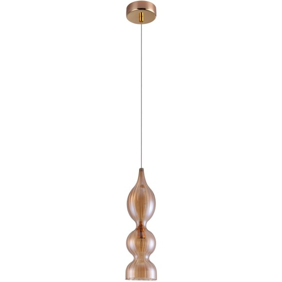 Светильник подвесной Crystal Lux IRIS SP1 B AMBER Светильник подвесной Crystal Lux IRIS SP1 B AMBER
