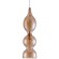 Светильник подвесной Crystal Lux IRIS SP1 B AMBER Светильник подвесной Crystal Lux IRIS SP1 B AMBER
