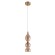 Светильник подвесной Crystal Lux IRIS SP1 B AMBER Светильник подвесной Crystal Lux IRIS SP1 B AMBER