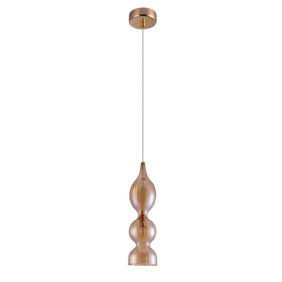 Светильник подвесной Crystal Lux IRIS SP1 B AMBER Светильник подвесной Crystal Lux IRIS SP1 B AMBER