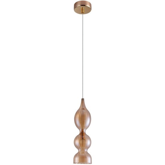 Светильник подвесной Crystal Lux IRIS SP1 B AMBER
