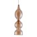 Светильник подвесной Crystal Lux IRIS SP1 B AMBER Светильник подвесной Crystal Lux IRIS SP1 B AMBER